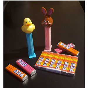 2 Collectable Pez Dispensers + the CANDY!